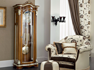 13608 - Pendulum wooden clock _ Modenese Luxury Interiors